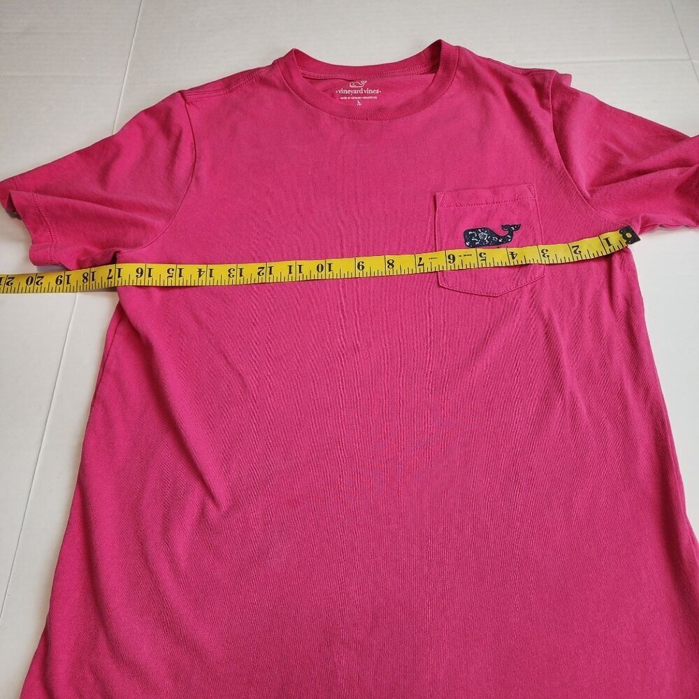 Vineyard Vines sz L / 16 girls pink t-shirt whale logo cotton - Picture 7 of 7